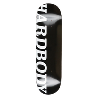 Hardbody Classic Logo Deck - (Black/White)