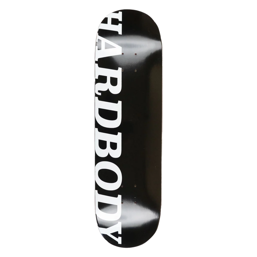 Hardbody Classic Logo Deck - (Black/White)